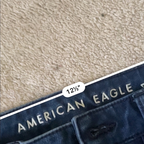 American Eagle dark wash super hi-rise jeggings - Picture 5 of 7